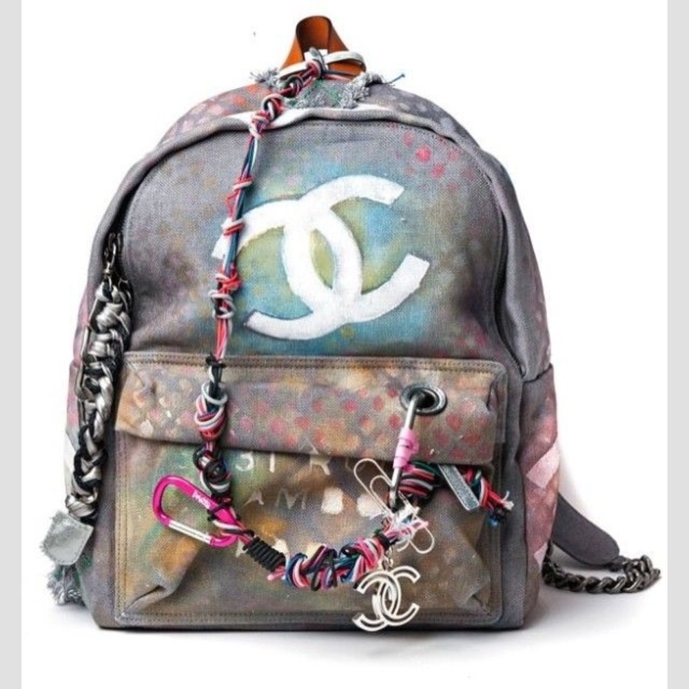 Very cute denim backpack